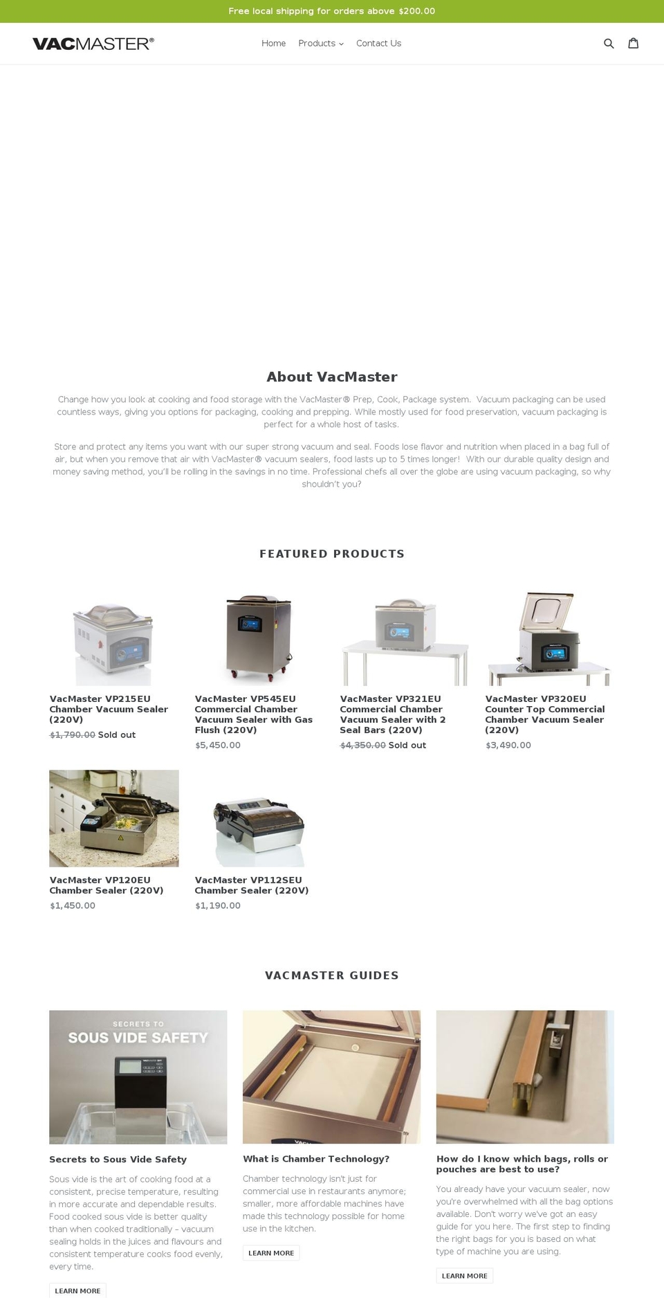 vacmasterasia.com shopify website screenshot
