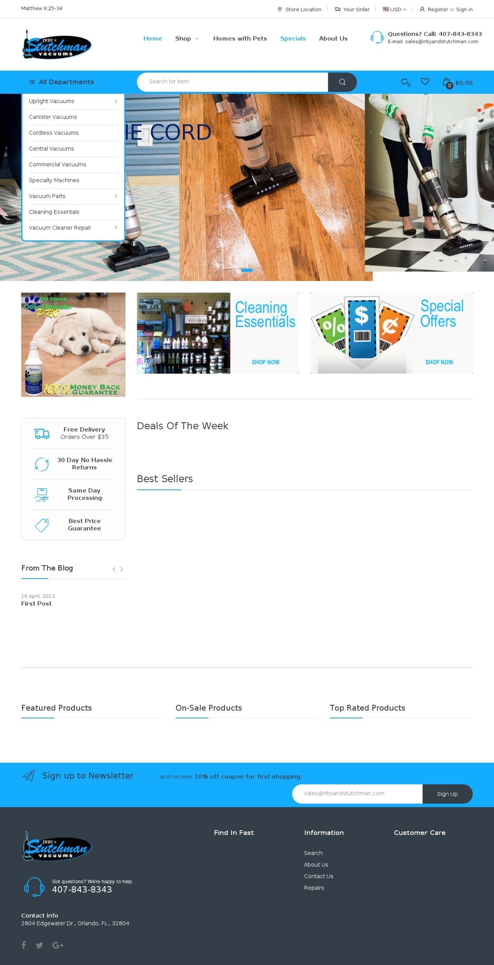 ISV_2 Shopify theme site example vacuumnow.com