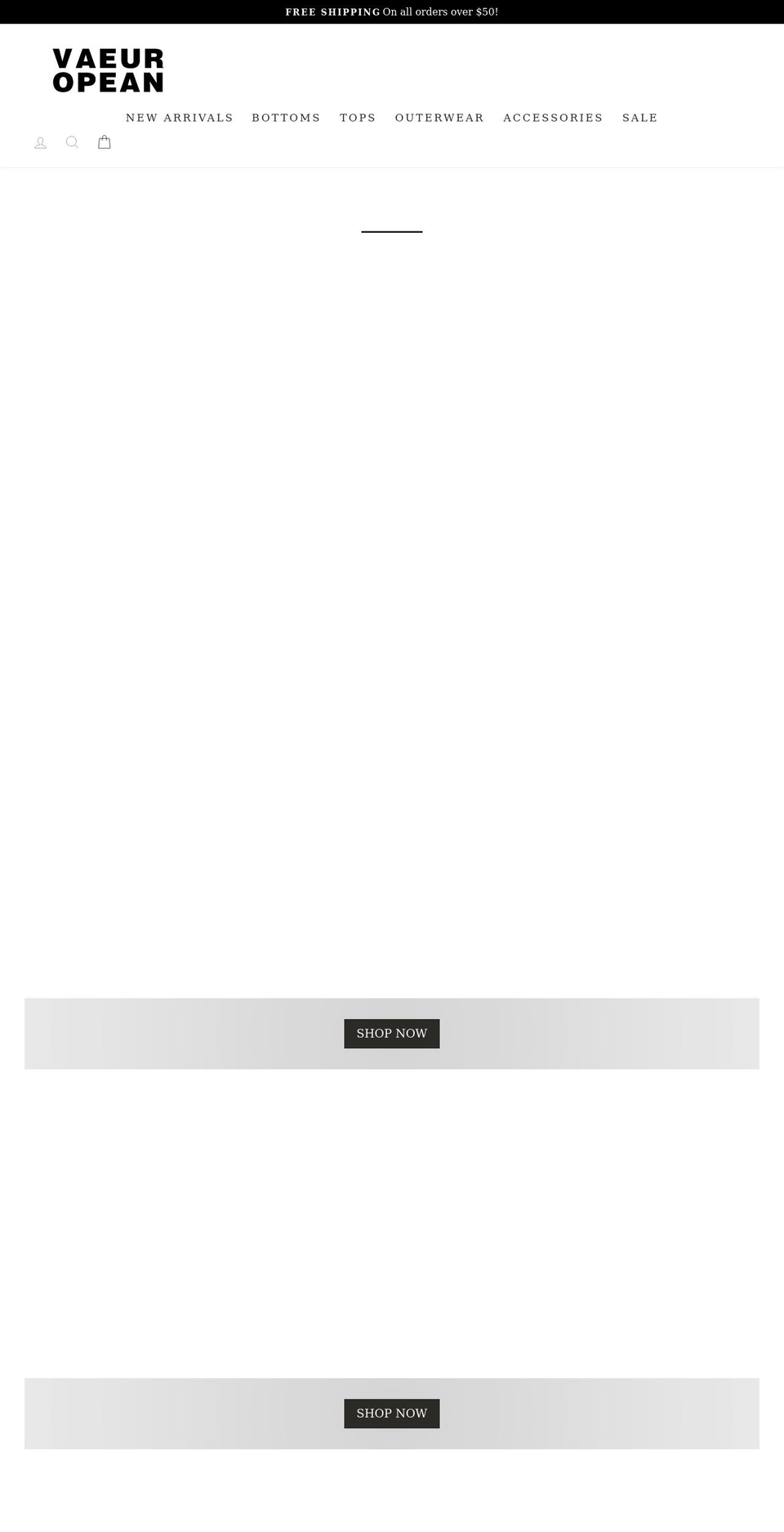 vaeuropean.com shopify website screenshot