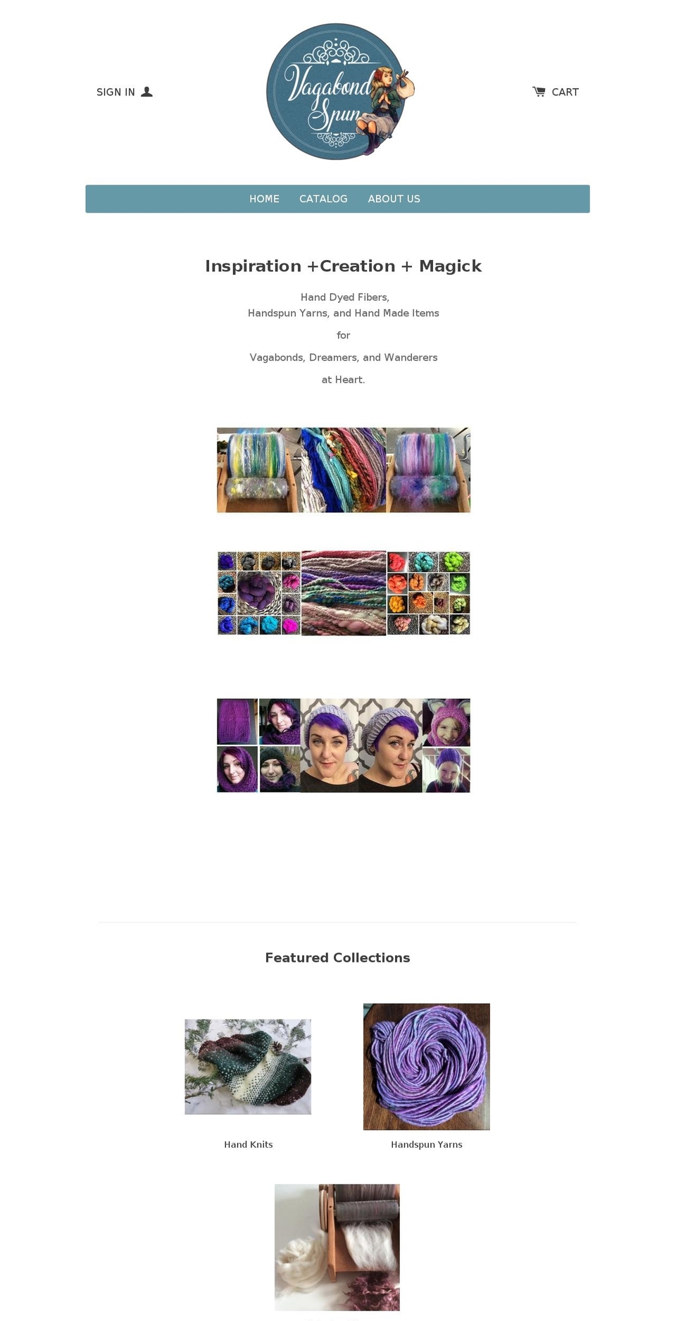 vagabondspun.com shopify website screenshot