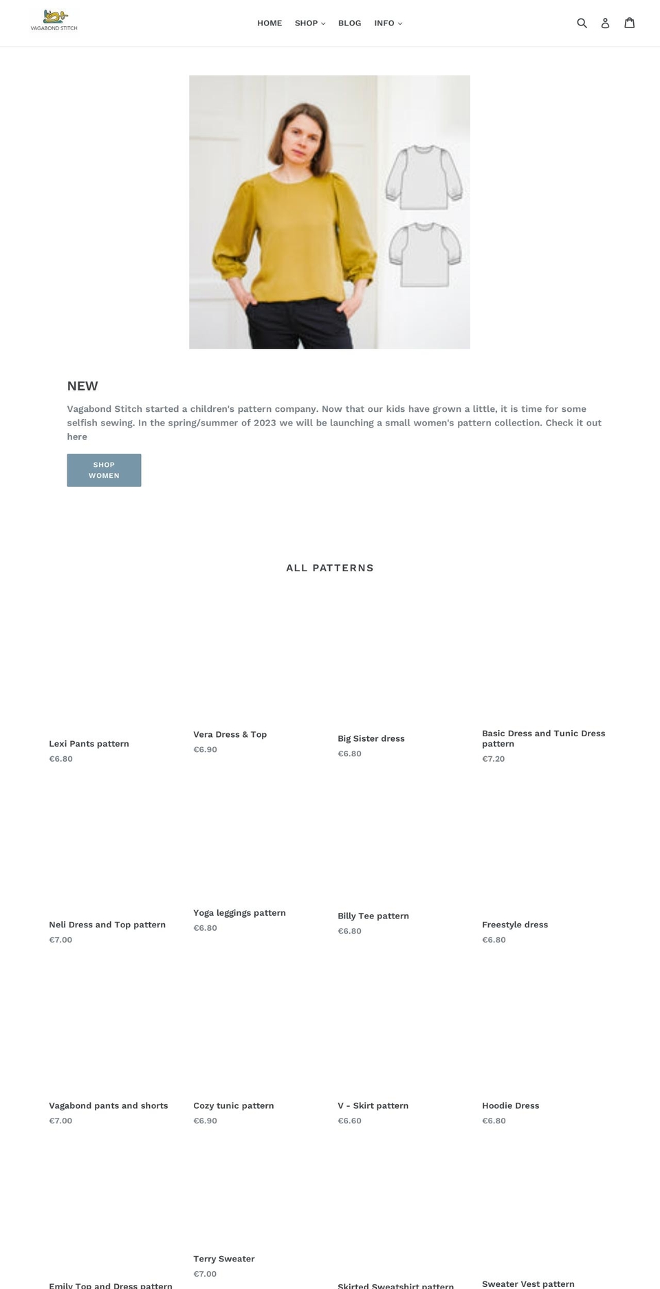 vagabondstitch.com shopify website screenshot