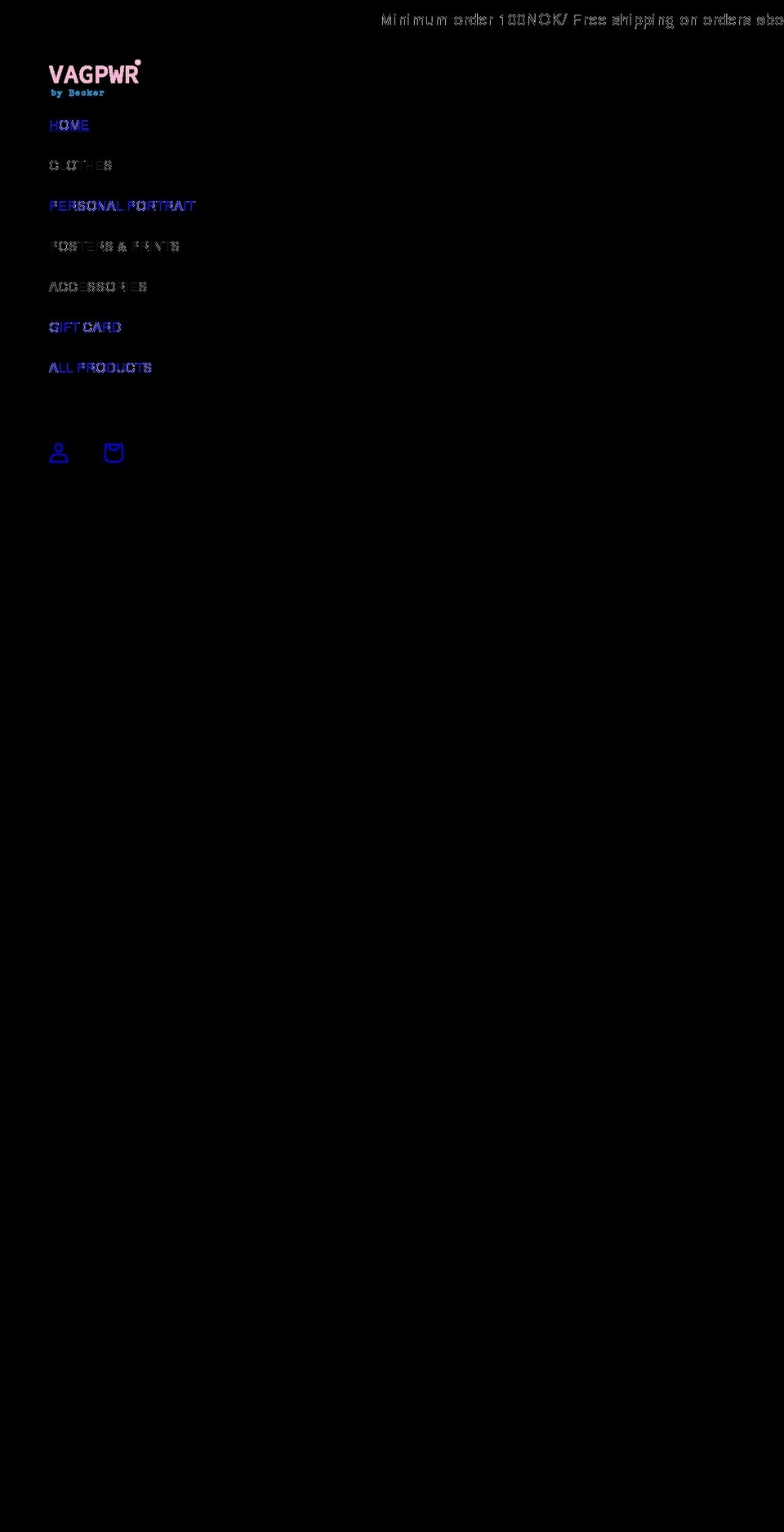 vagpwr.com — Shopify storefront screenshot