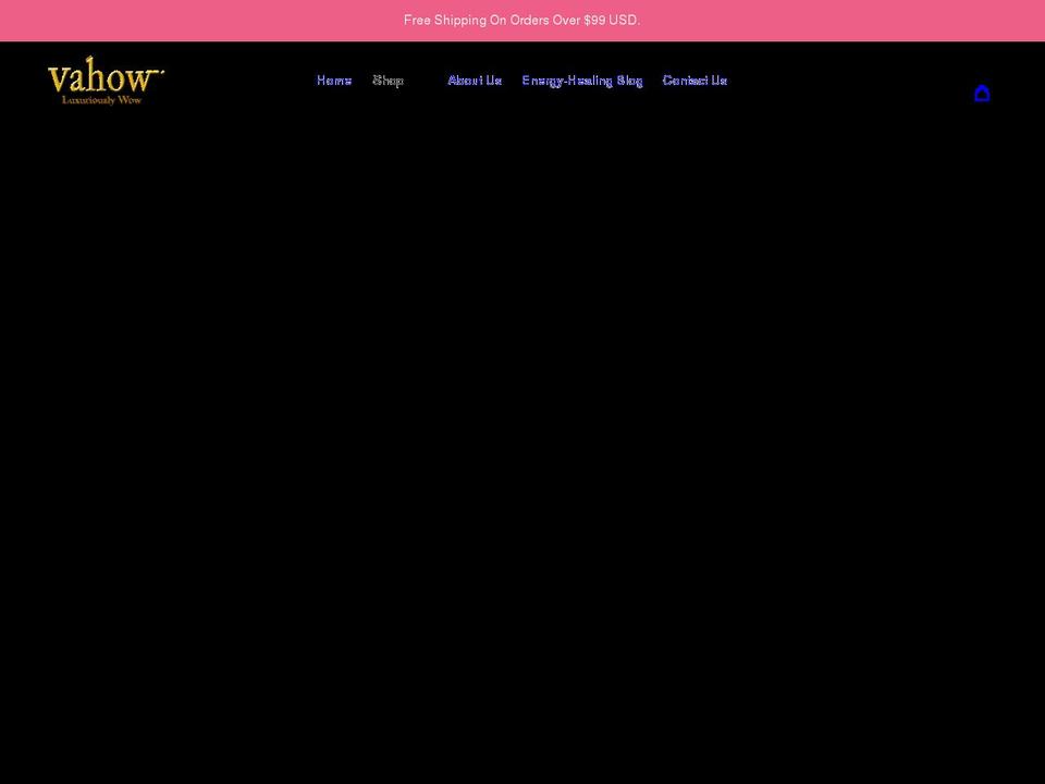 vahow.com shopify website screenshot