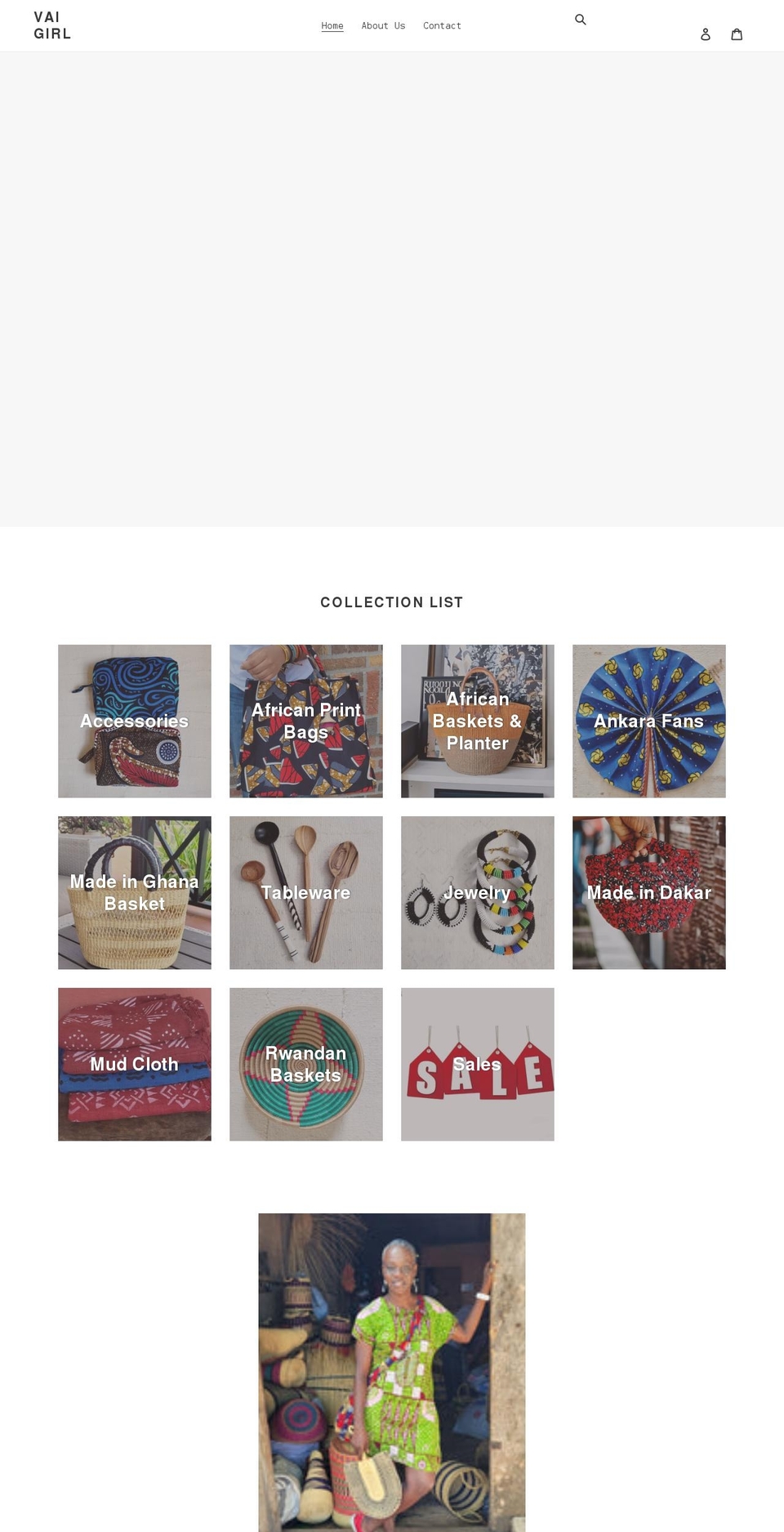 vaigirl.com shopify website screenshot