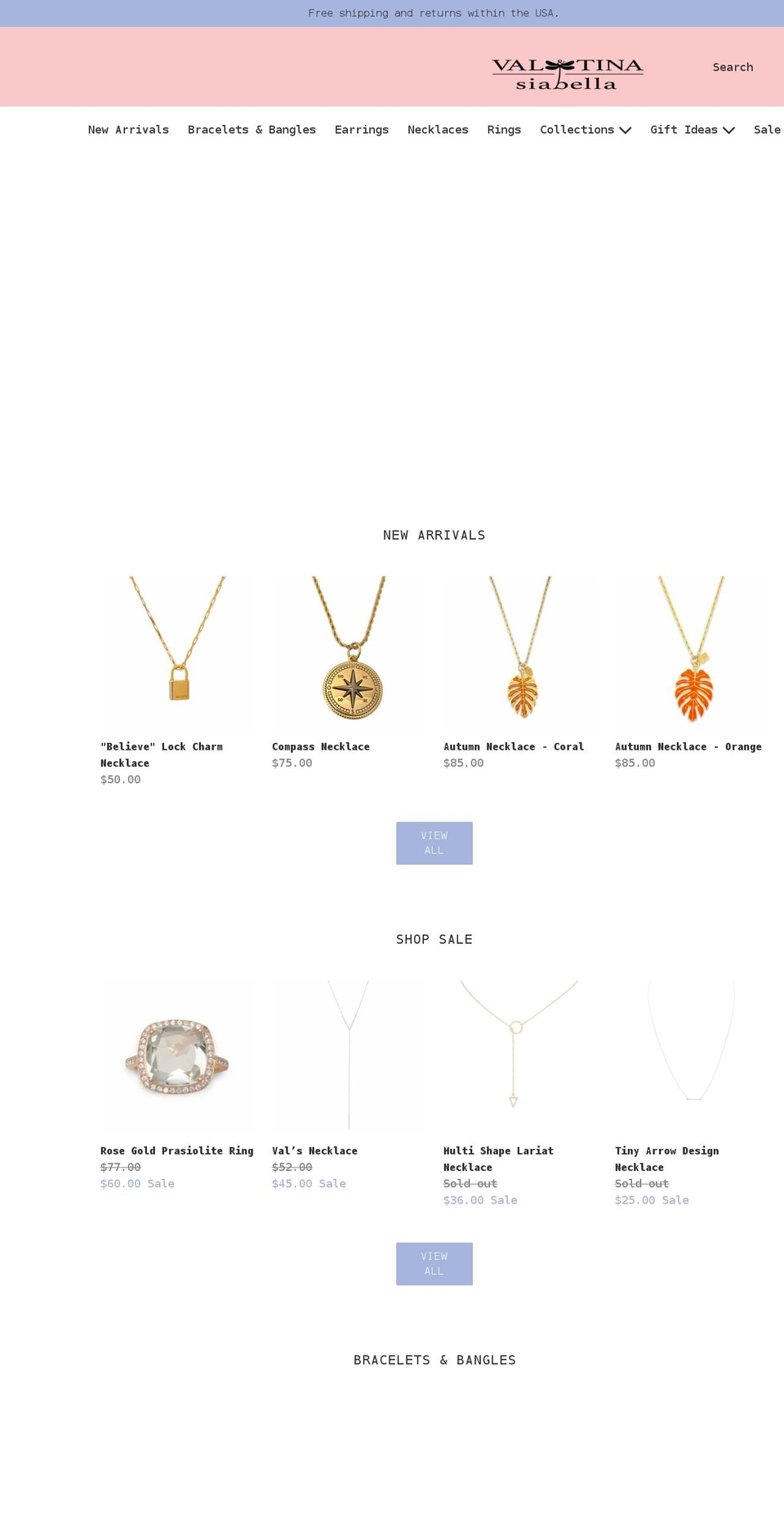 valandtinasiabella.net shopify website screenshot