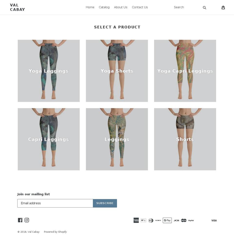valcabay.com — Shopify storefront screenshot