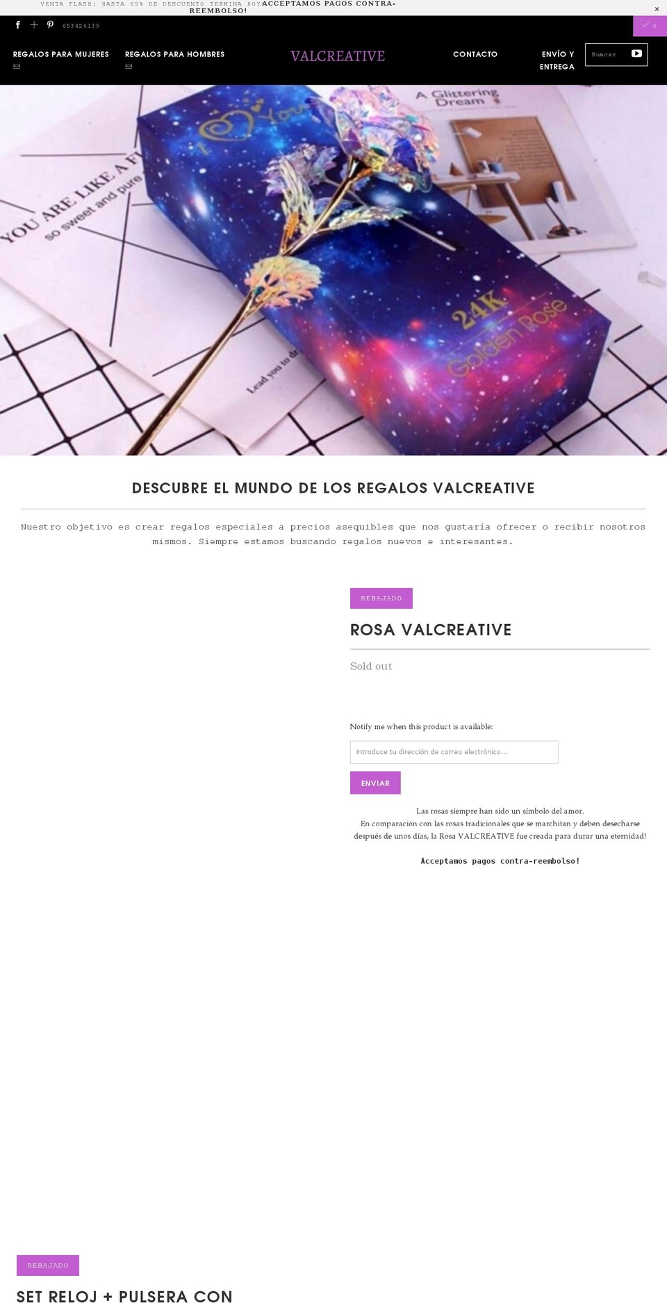 valcreative.com shopify website screenshot