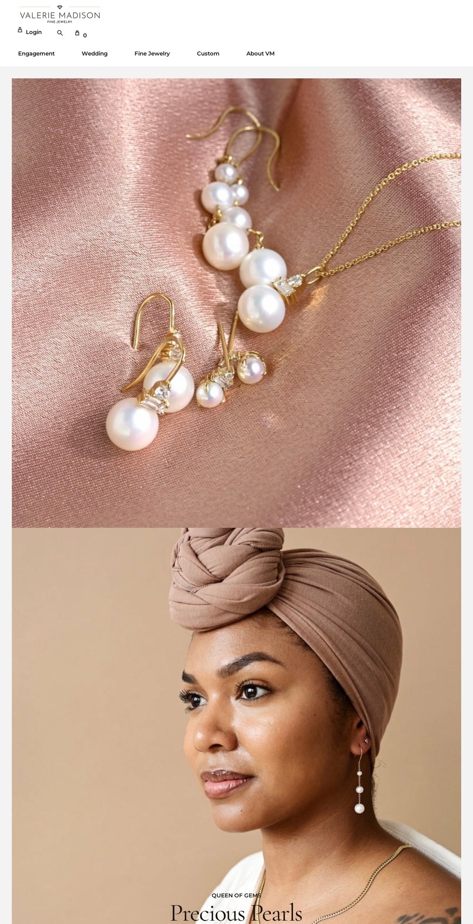 valeriemadison.com — Shopify storefront screenshot