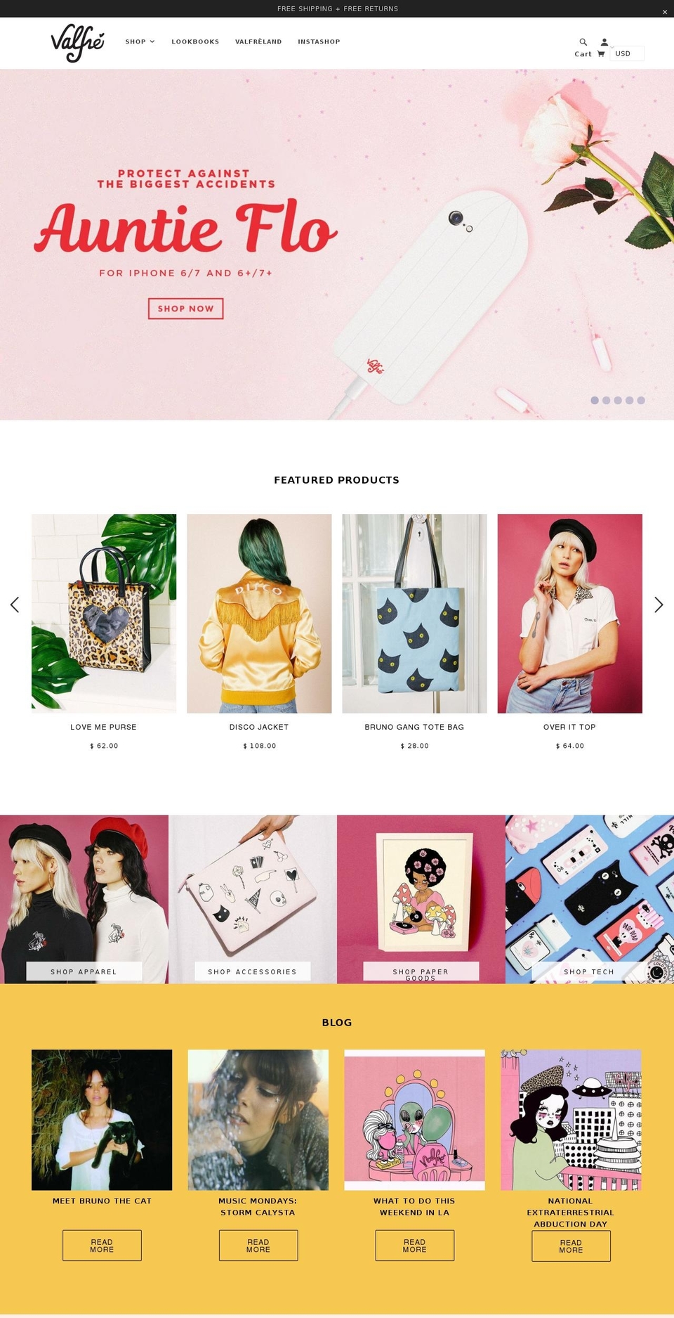 Valfre-v. Shopify theme site example valfre.com