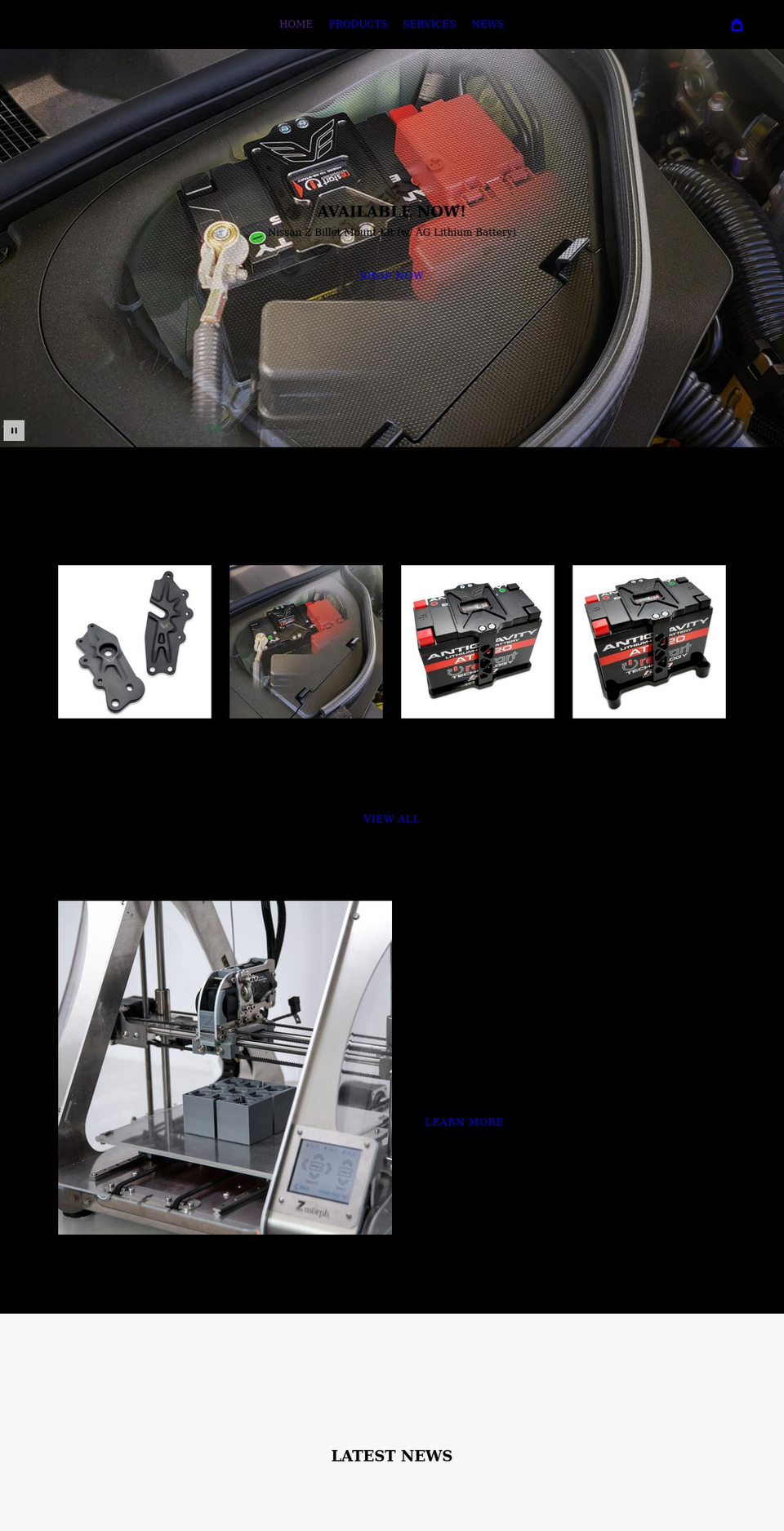 valkyrieengineering.com shopify website screenshot