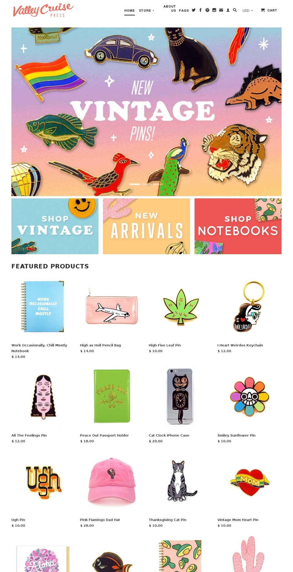 valleycruisepress.com shopify website screenshot