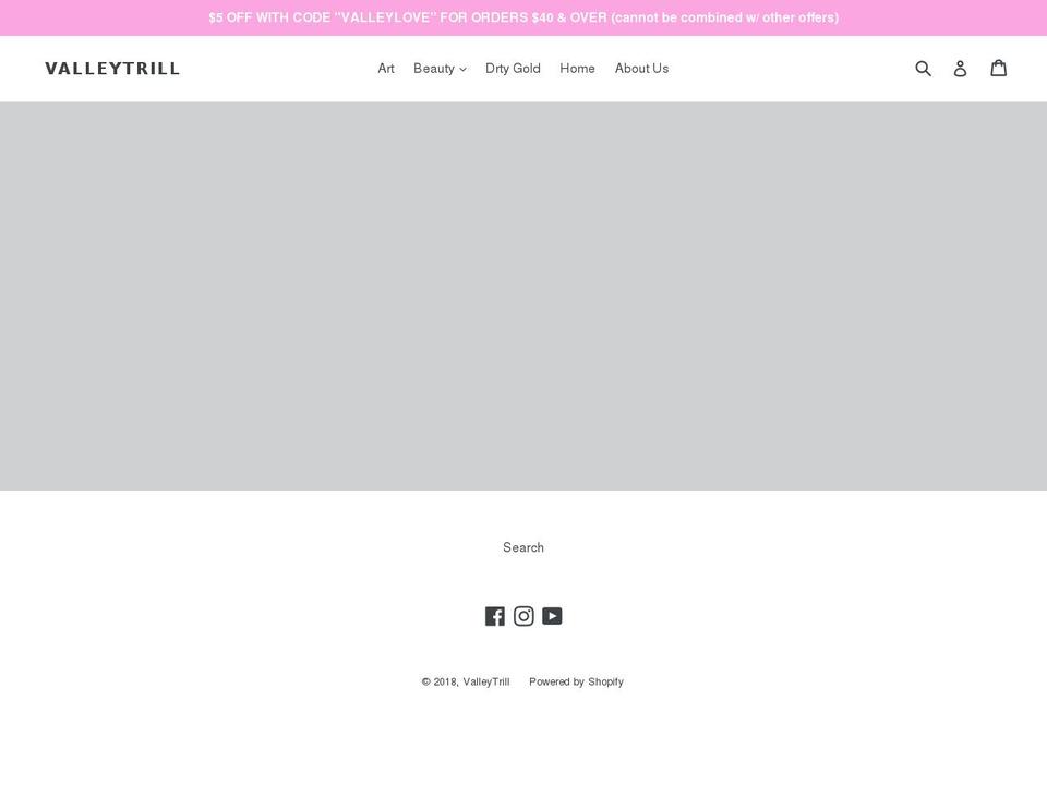 valleygirllashes.com — Shopify storefront screenshot