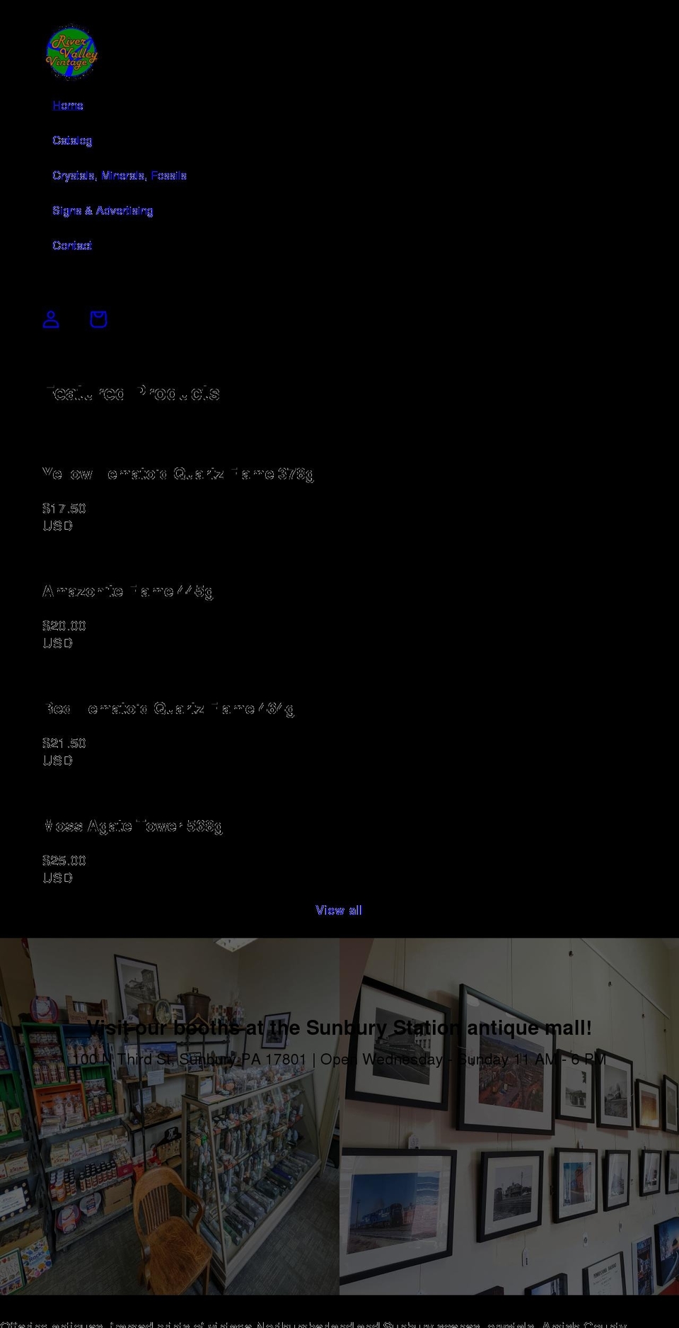 valleyvintagepa.com shopify website screenshot