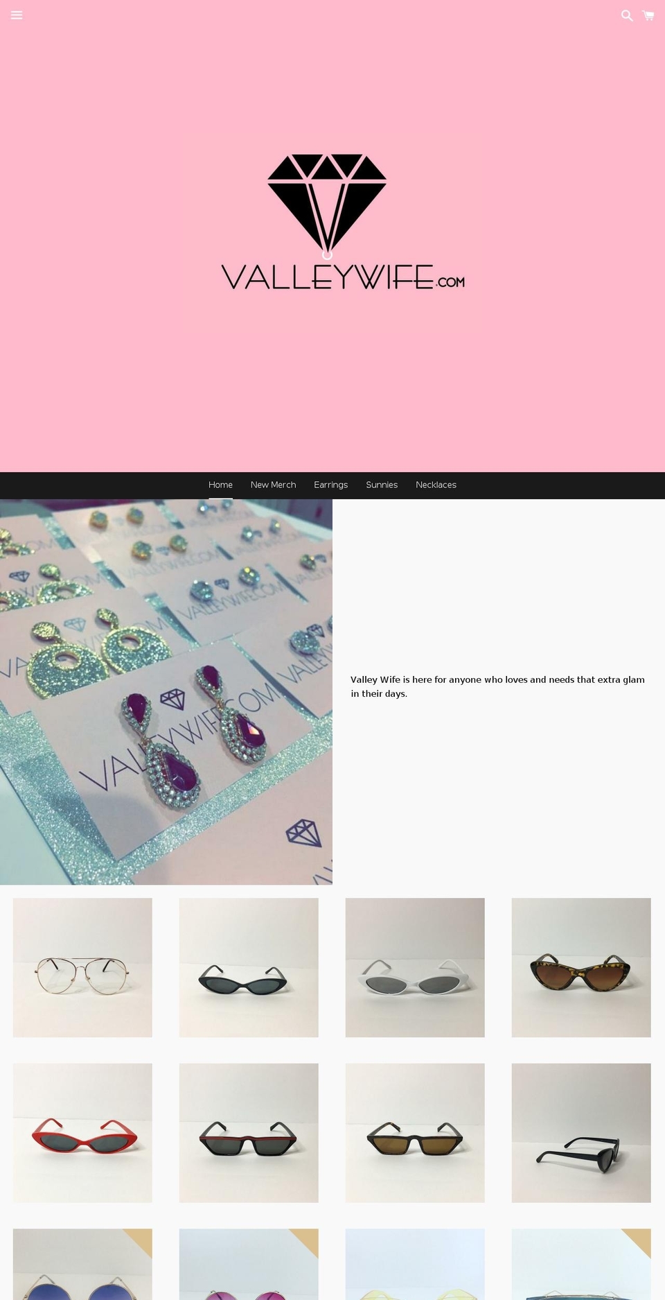 valleywife.com — Shopify storefront screenshot