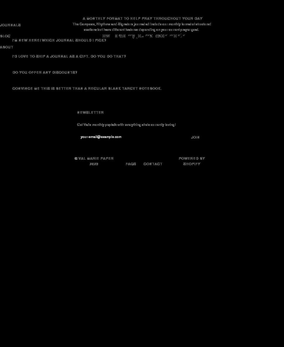 valmariepaper.myshopify.com shopify website screenshot