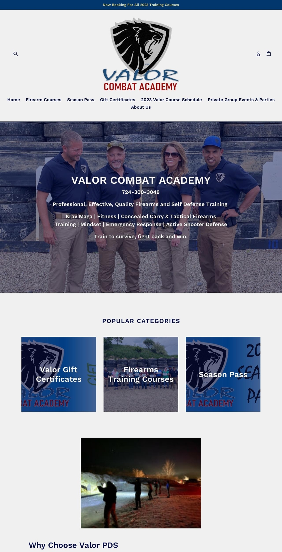 valorsheepdog.com — Shopify storefront screenshot