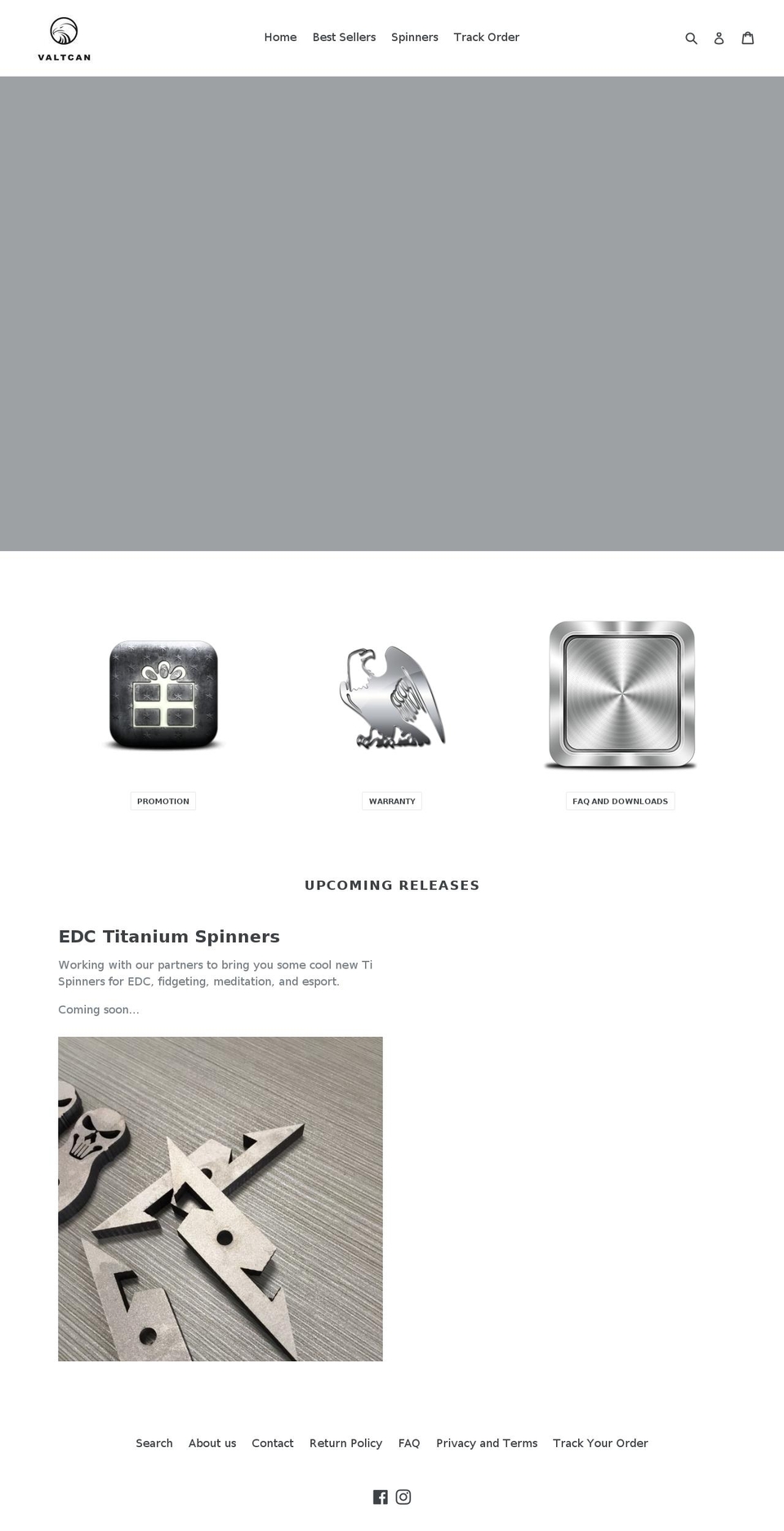 valtcan.com shopify website screenshot