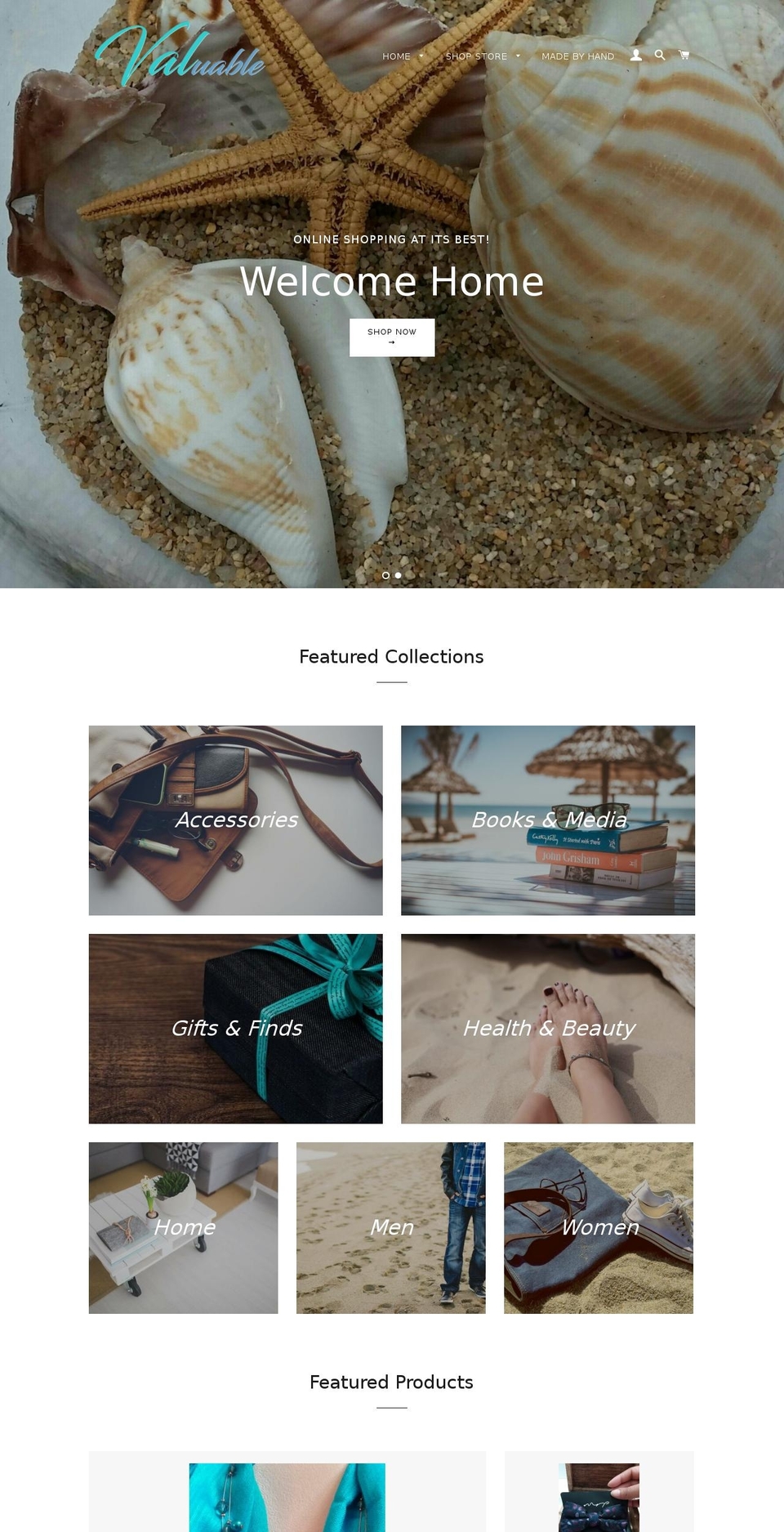 valuablefindsonline.com — Shopify storefront screenshot