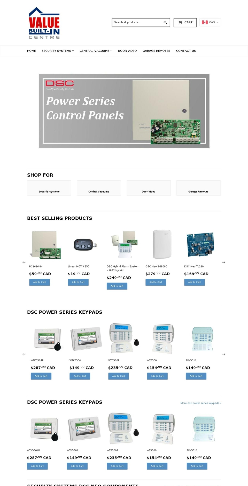 valuebuiltin.com — Shopify storefront screenshot