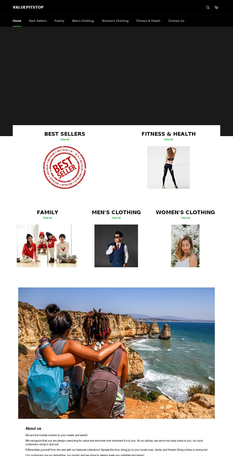 valuepitstop.com — Shopify storefront screenshot