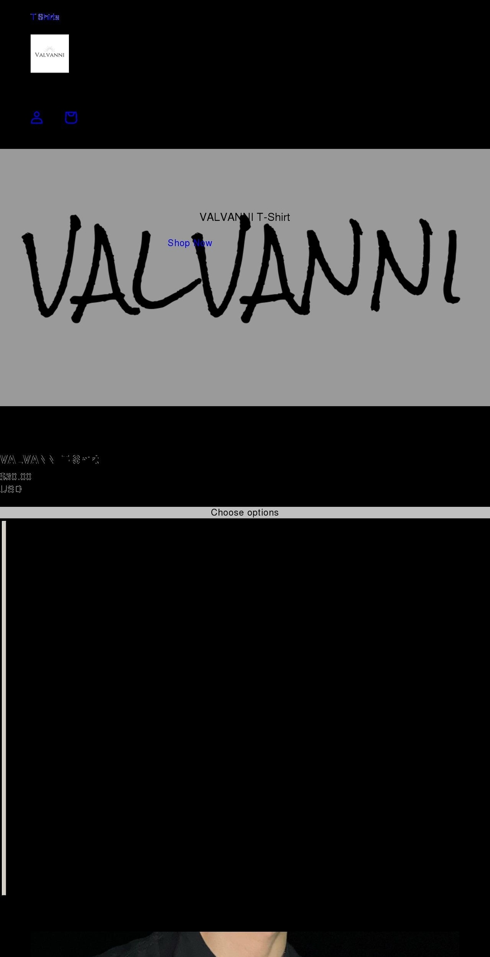 valvanni.com shopify website screenshot