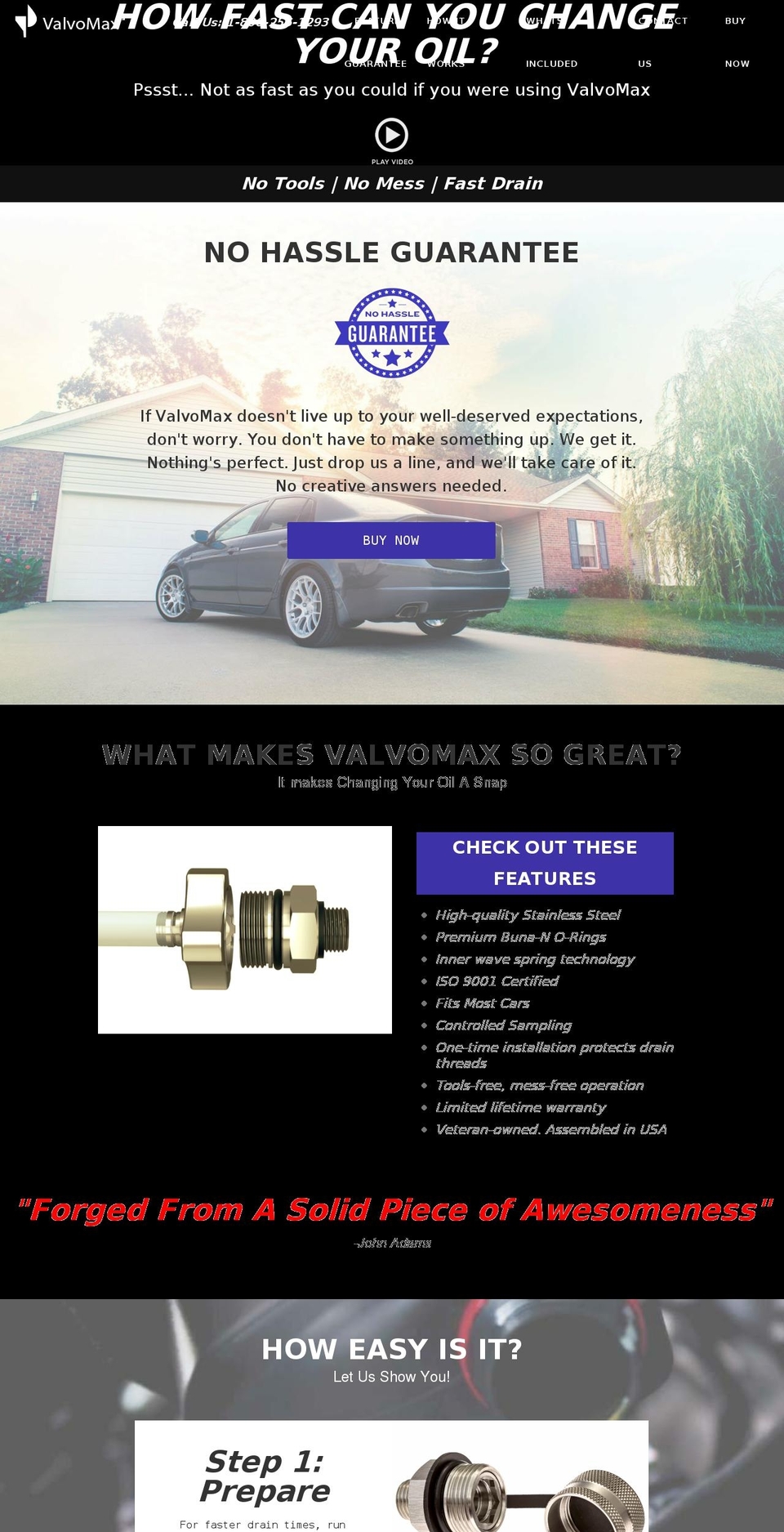 valvomax.com shopify website screenshot