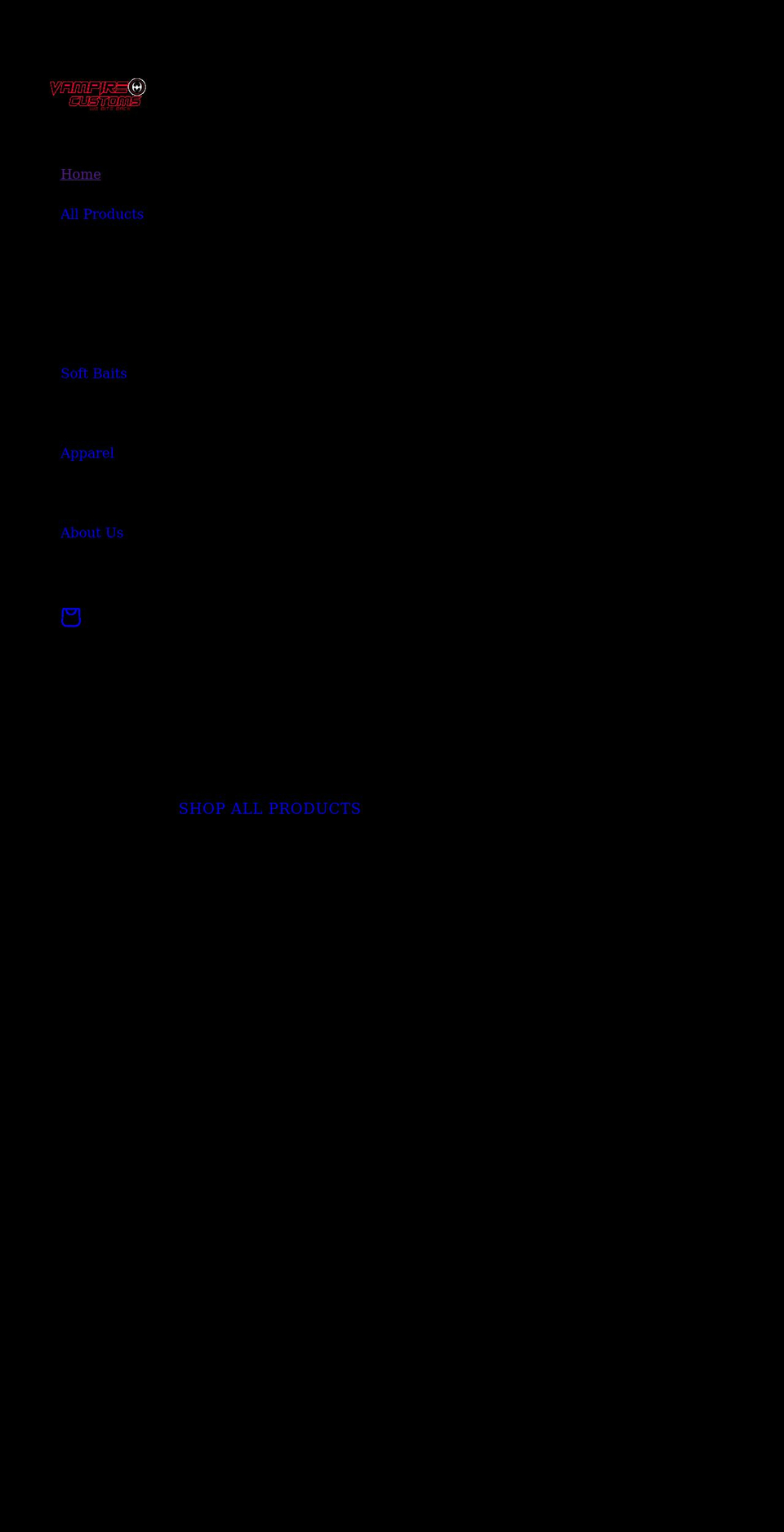 vampirecustoms.com shopify website screenshot