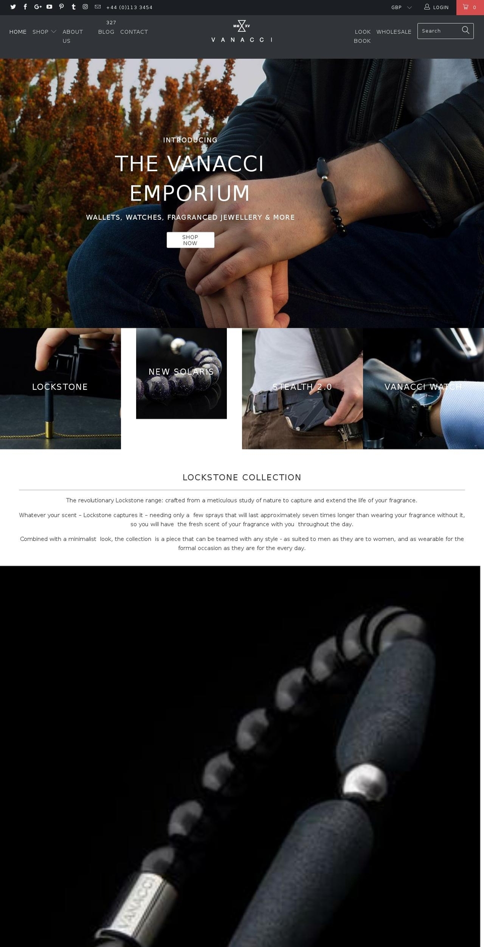 vanacci.com shopify website screenshot