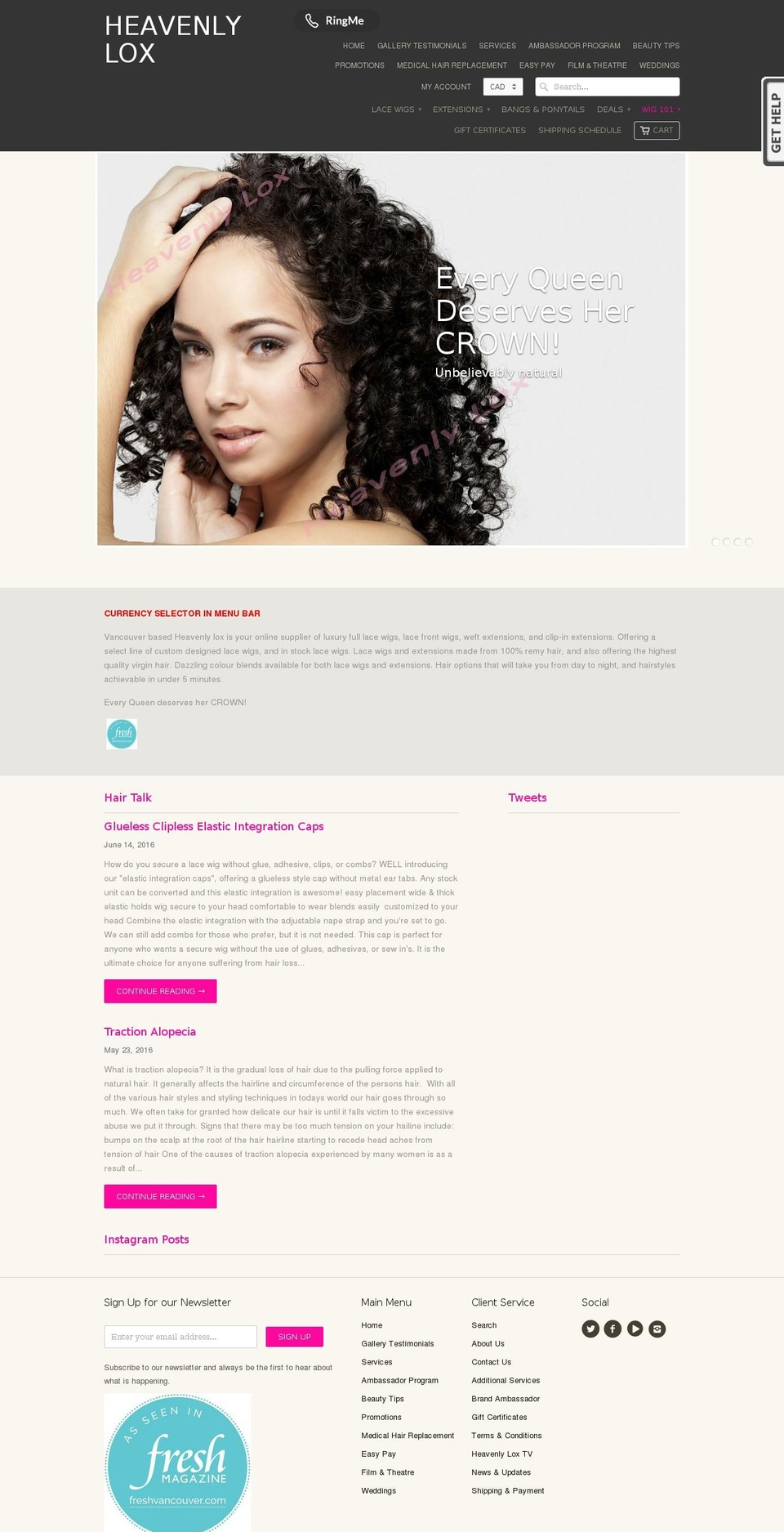 vancouversbesthair.com shopify website screenshot