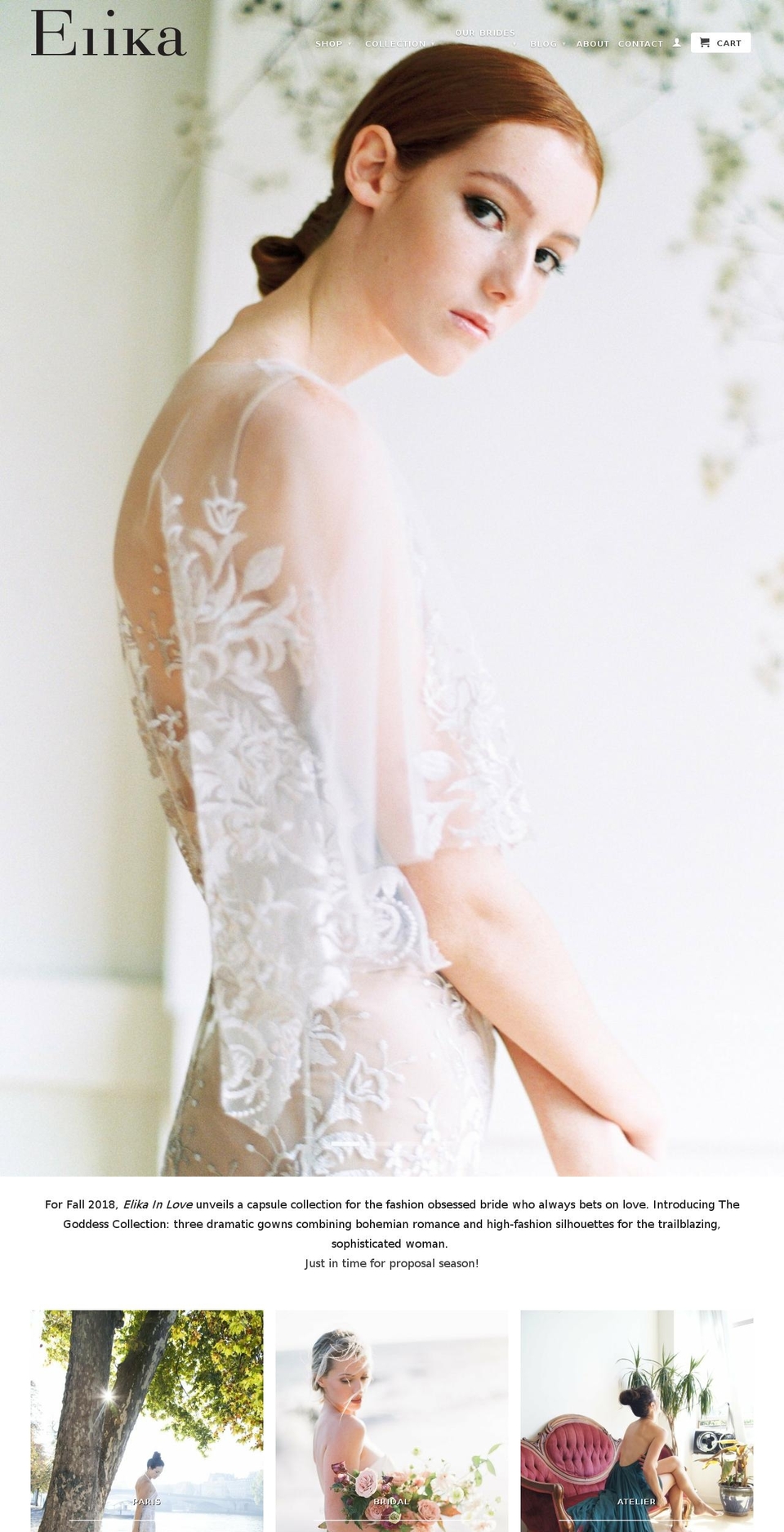 vancouverweddingdressdesigner.com — Shopify storefront screenshot