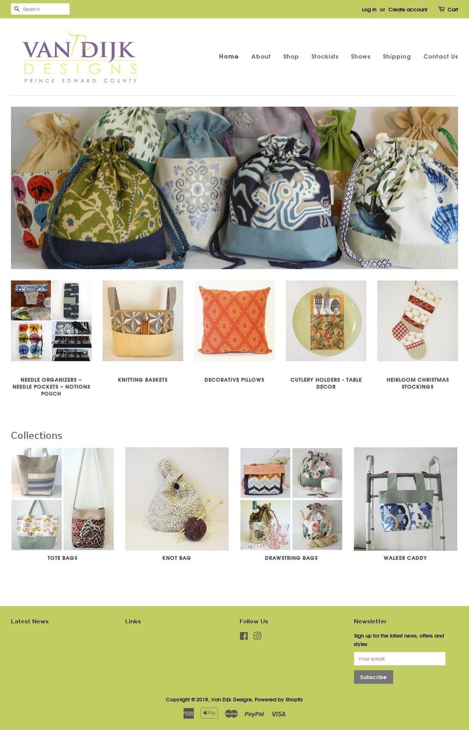 vandijkdesignspec.com — Shopify storefront screenshot