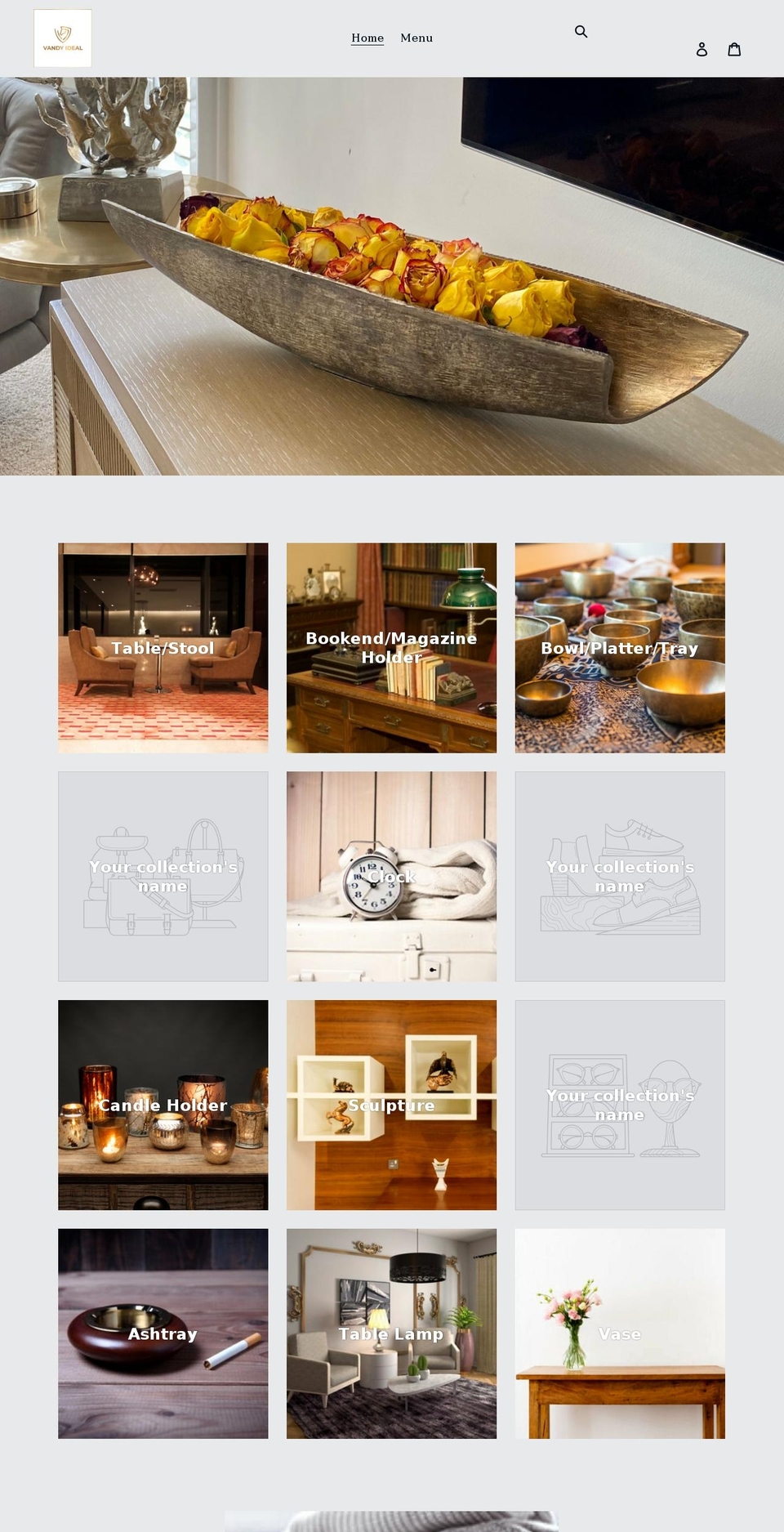 vandyideal.shop shopify website screenshot