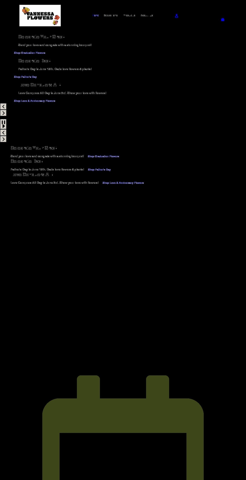 mol-standard- Shopify theme site example vanessaflowers.com