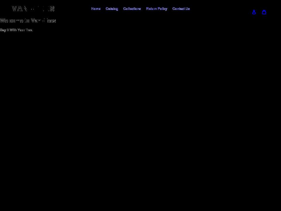 vani-tees.com shopify website screenshot