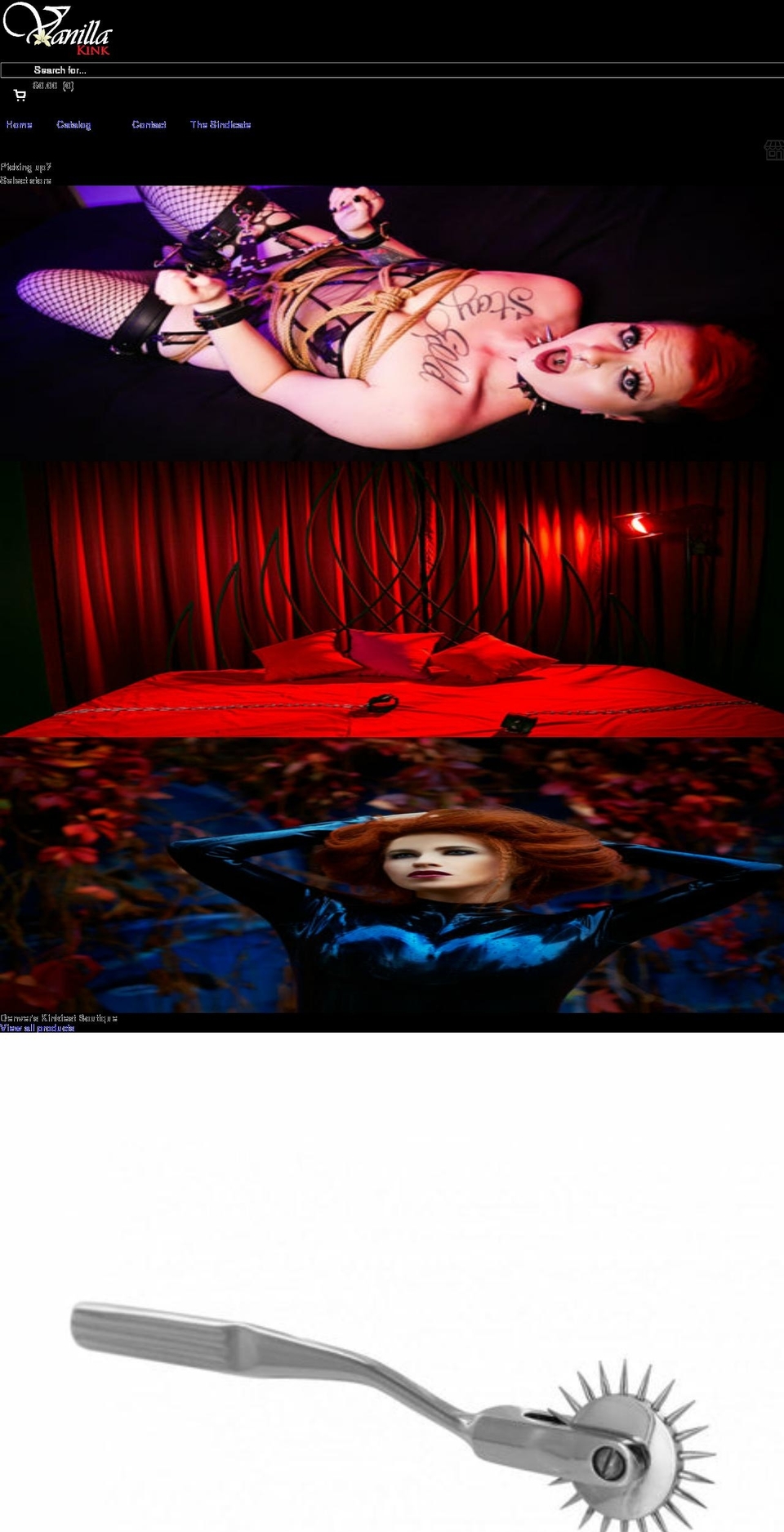 vanillakinkdenver.com shopify website screenshot