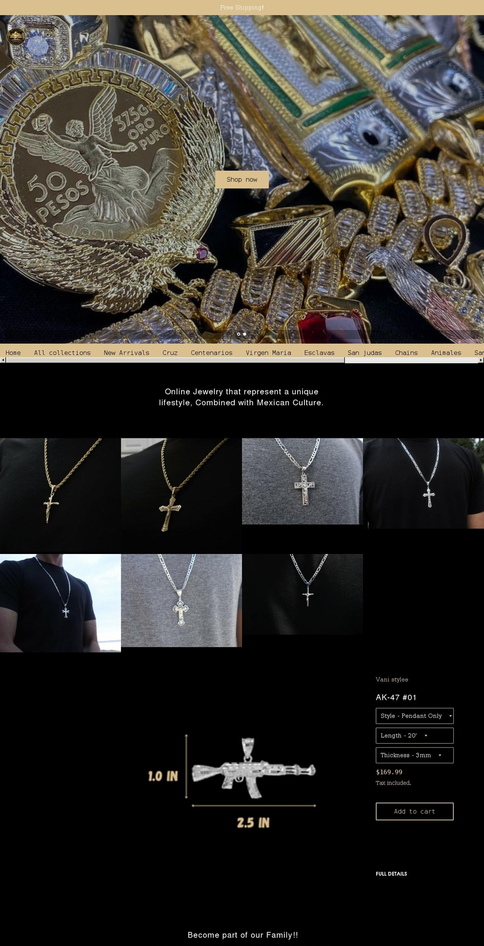 vanistylee.com shopify website screenshot