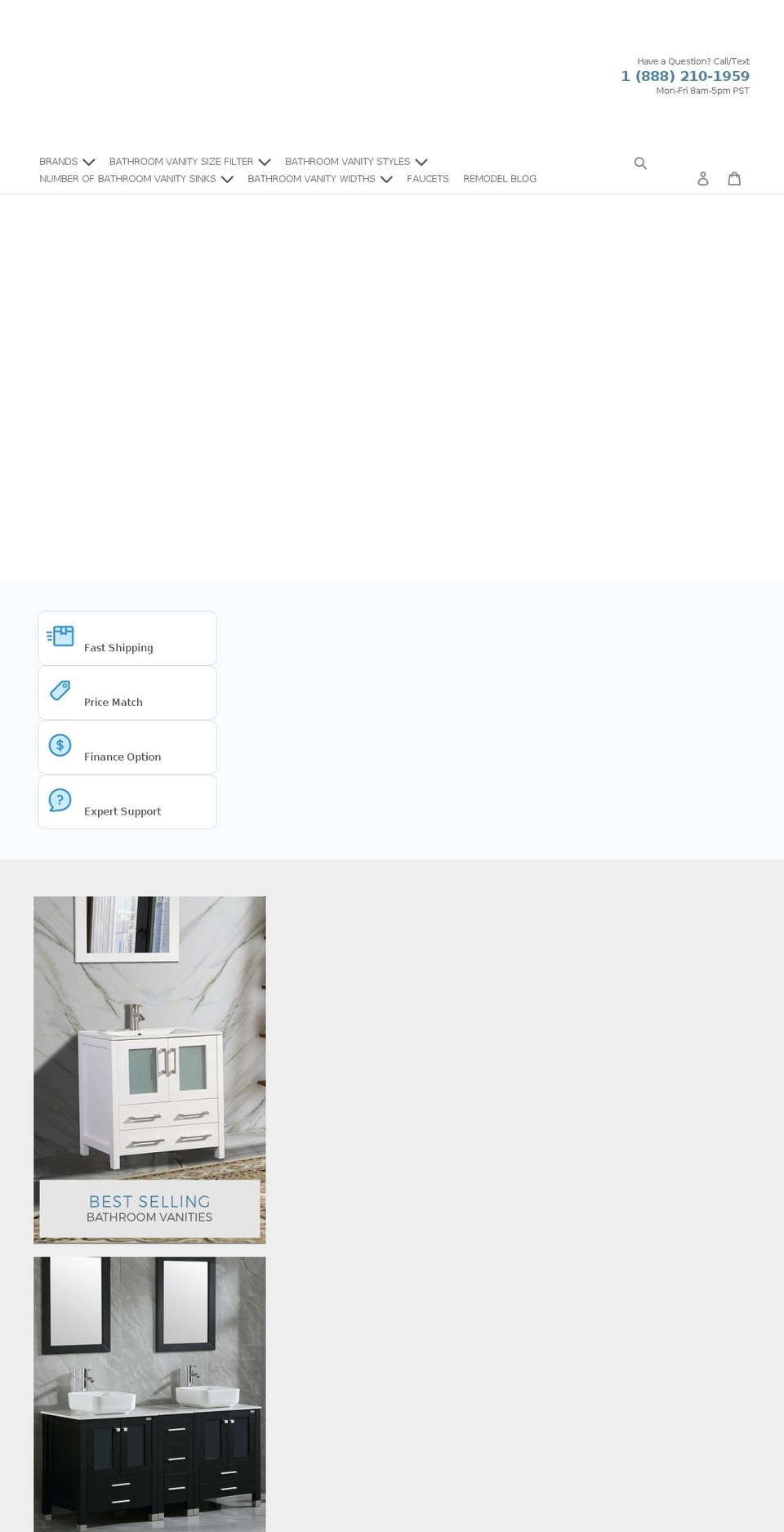 vanitygrace.com shopify website screenshot