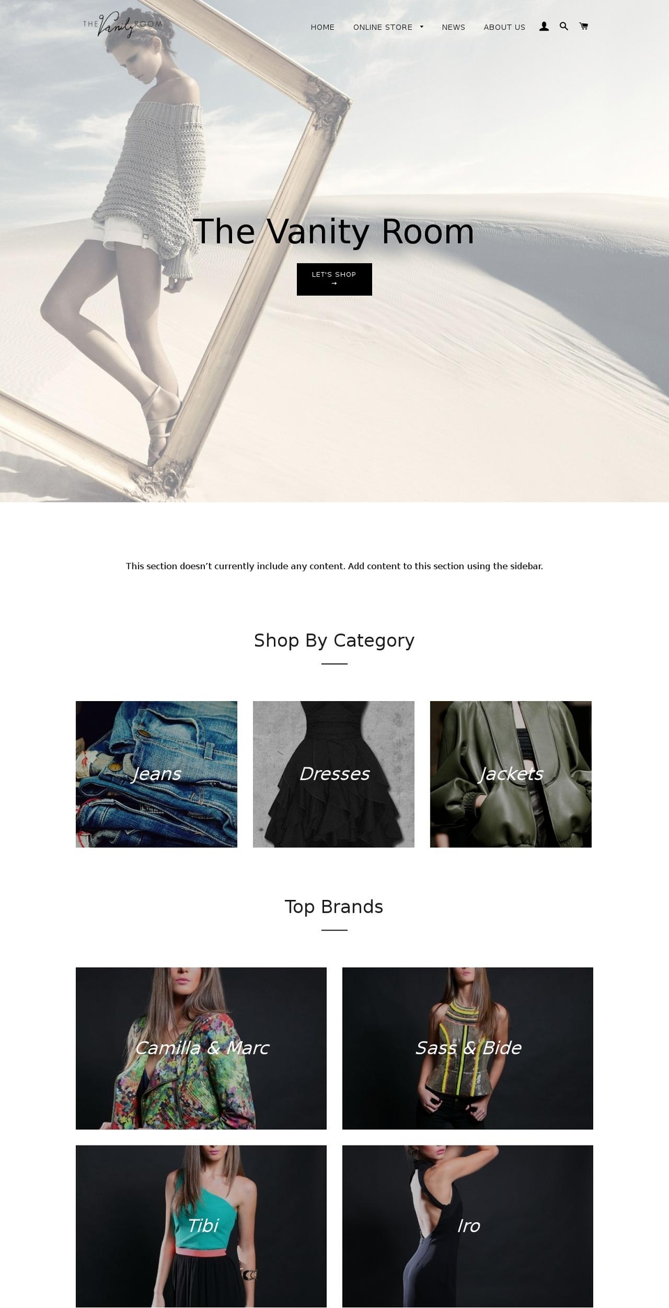 vanityqatar.com shopify website screenshot