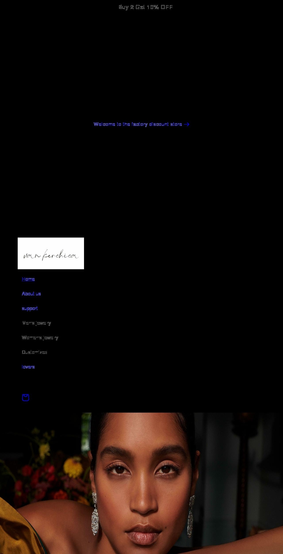 vankerchica.com shopify website screenshot