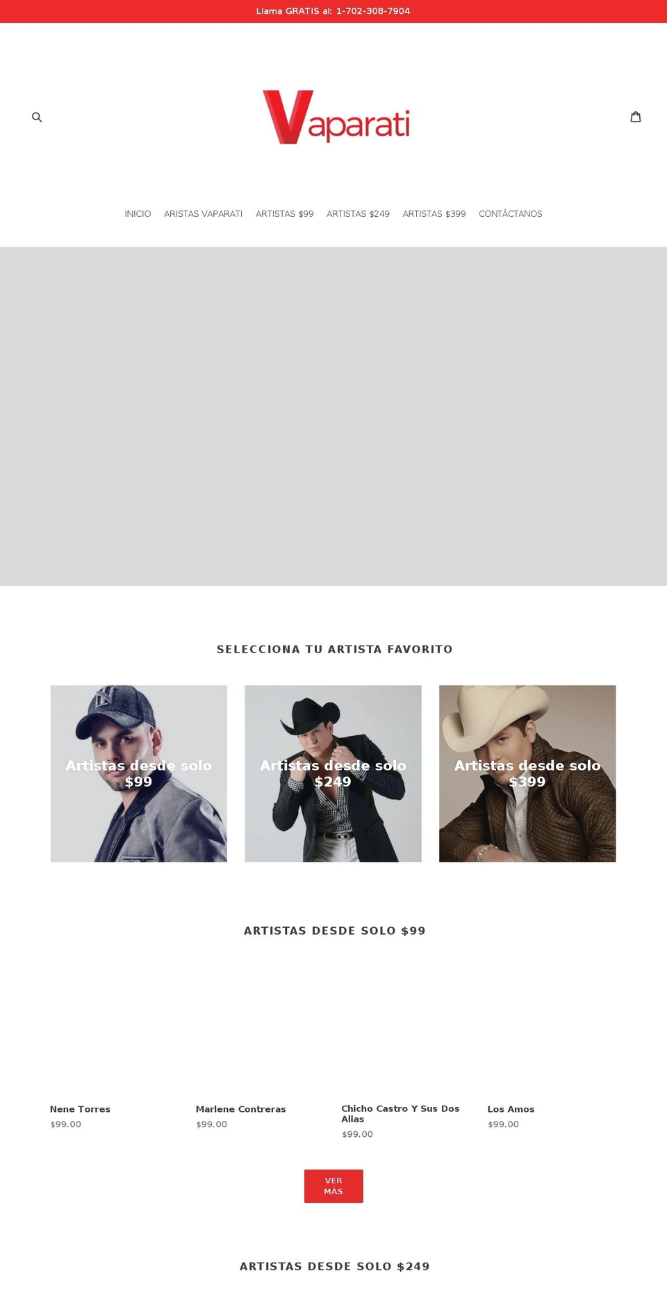 vaparati.com — Shopify storefront screenshot