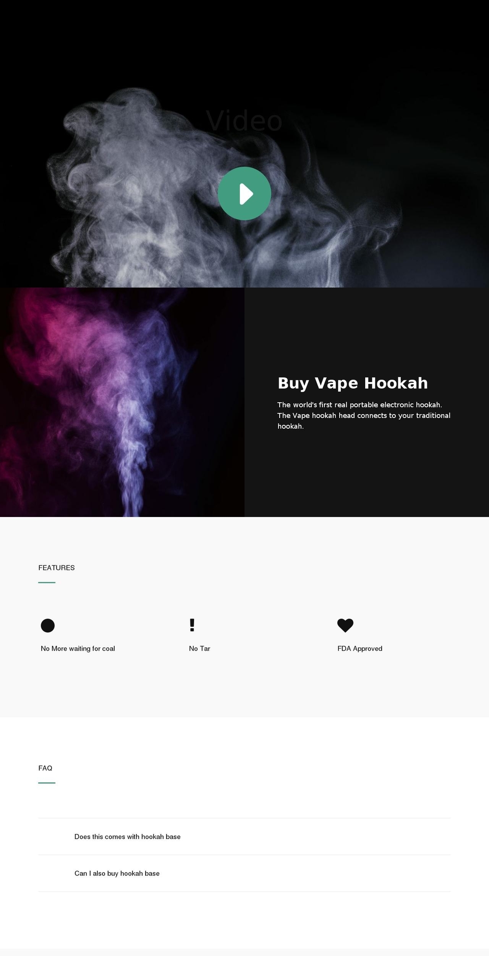 vape-hookah.com — Shopify storefront screenshot