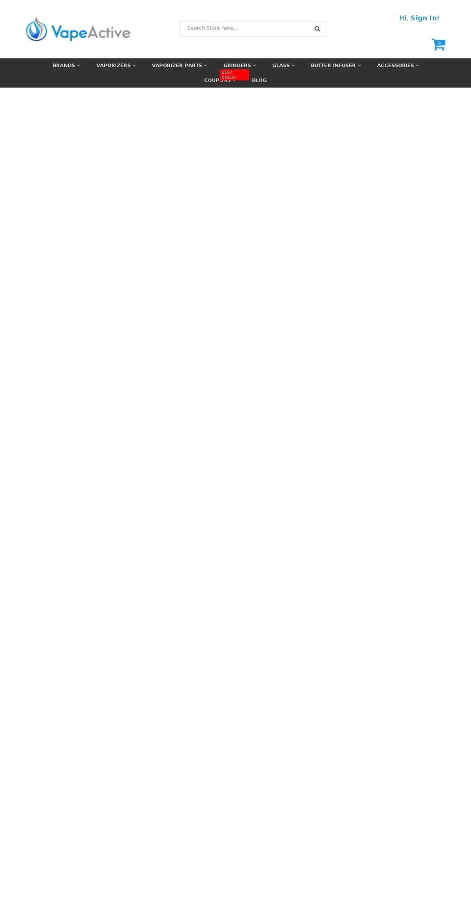 vapeactive.com — Shopify storefront screenshot
