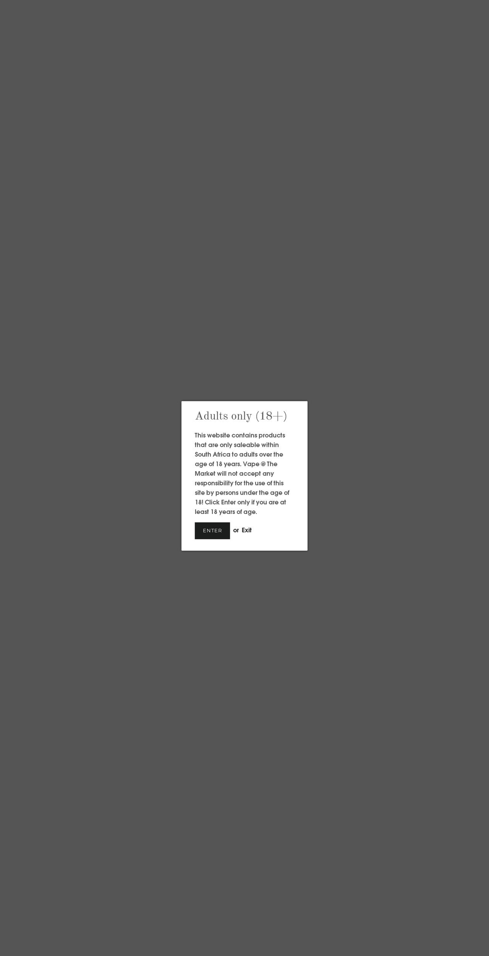 vapeatthemarket.com — Shopify storefront screenshot