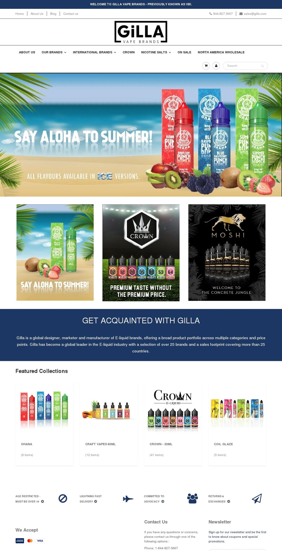 vapebrands.ca shopify website screenshot