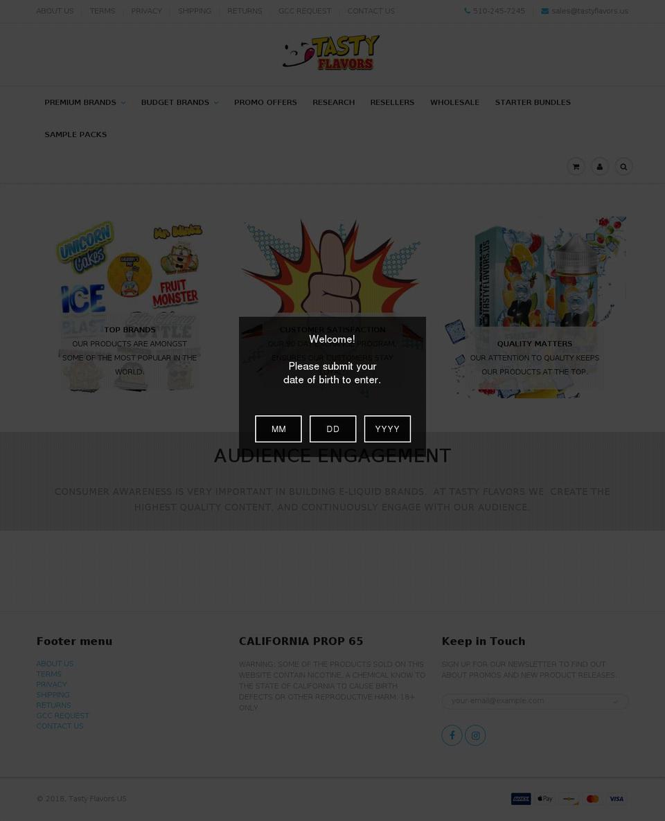 vapebreakfastclassics.com shopify website screenshot