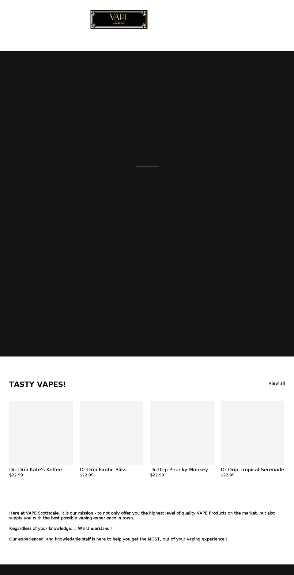 vapecitys.com — Shopify storefront screenshot