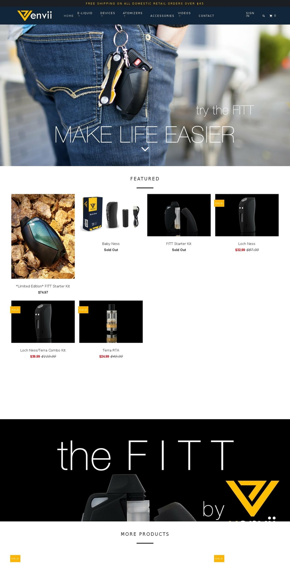 vapeenvii.org shopify website screenshot