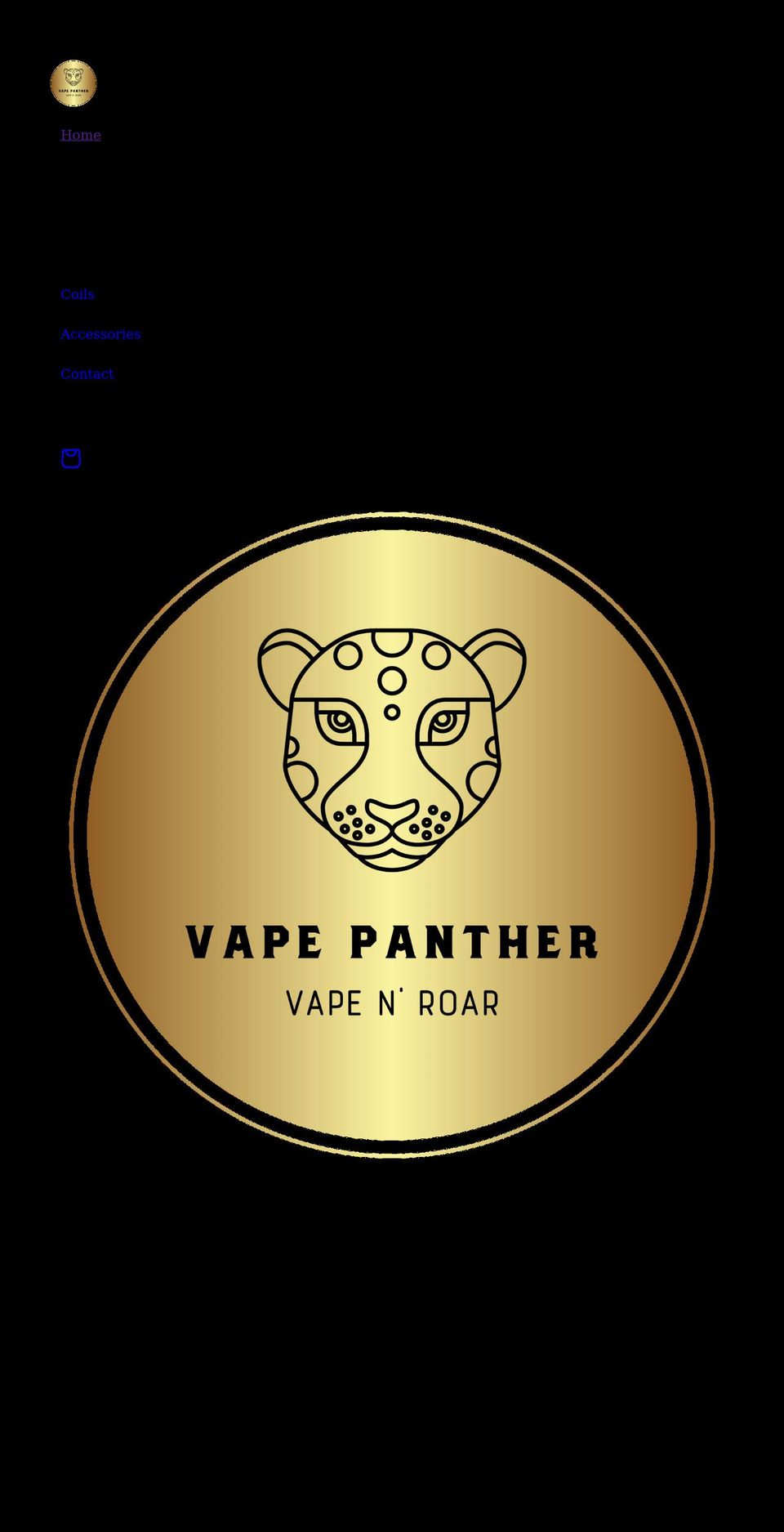 vapepanther.com shopify website screenshot