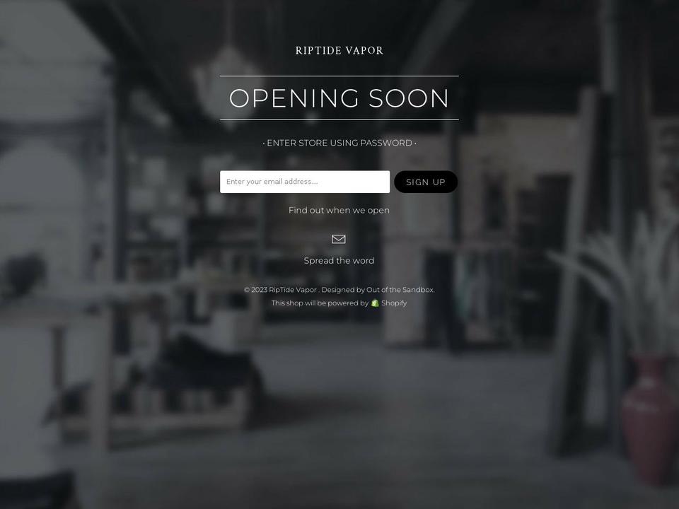 vaperiptide.com shopify website screenshot