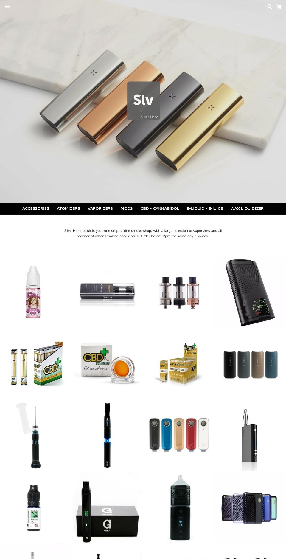 vapescity.co.uk shopify website screenshot